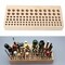 98 Holes Leather Craft Tool Wooden Rack Wood Punch Tool Stand Holder Organizer
